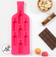 Фото Форма для льда и шоколада 22,5×8 см "Бутылка", 7 ячеек, цвет МИКС