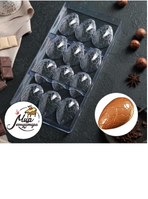 Фото Форма для шоколада 27,5×13,5 см "Шоколадное яйцо", 12 ячеек