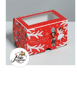 Фото Коробка для капкейков «Щелкунчик» 10 х 16 х 10 см