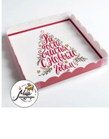 Фото Коробка для кондитерских изделий с PVC крышкой «Радости», 21 × 21 × 3 см