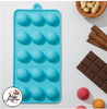 Форма для льда и шоколада 21×10 см «Шарики», 15 ячеек (d=2,8 см), цвет МИКС