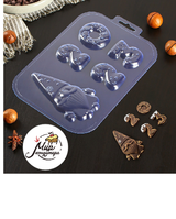 Фото Форма для шоколада и конфет  «Дед Мороз 2023» пластик, 21×14×0,5 см, цвет прозрачный