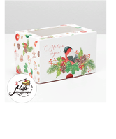 Фото Коробка для капкейков «Снежный подарок» 10 х 16 х 10см