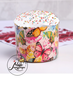 Форма бумажная для кекса, маффинов и кулича "Бабочки цветные" 110x85 мм
