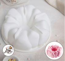 Фото Форма для муссовых десертов и выпечки  «Гранатовый браслет», 19,5×19,5×6,9 см, цвет белый