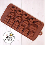 Фото Форма силиконовая для шоколада "Игрушки"