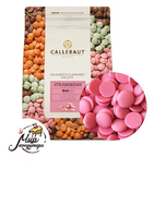 Фото Шоколад розовый  со вкусом клубники, Callebaut, 1 кг.