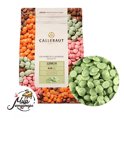 Шоколад со вкусом лайма, Callebaut, 100 гр., 1 шт.