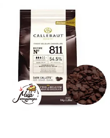 Шоколад темный Callebaut, 54,5 %, 200 гр., 1 шт.