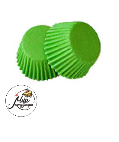 Капсулы бумажные для конфет Зеленые RBR80 35*23 мм, 1 шт