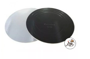 Подложка D 300 усиленная черная/серебро (3,2 мм) Pasticcere