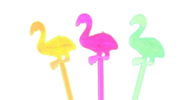 Шпажки для канапе "Фламинго", цвета МИКС (набор 12 шт.)