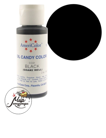 Краситель AmeriColor Black (CC01)  56гр