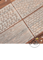 Фото Набор молдов кондитерских для украшения выпечки Доляна «Кирпичи», 4 шт, 30,5×15,5×0,1 см