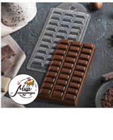 Фото Форма для шоколада 7×15×1 см "Шоколад тёмный"