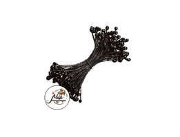 Фото Тычинки для цветов из мастики -черные