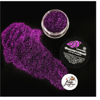 Фото Глиттер съедобный пищевой Фиолетовый Caramella, 5 гр