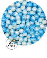 Фото Посыпка Mr.Flavor Микс шарики перламутровые бело-голубые 7мм, 50 гр