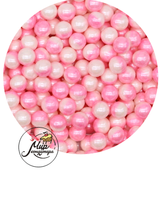 Фото Посыпка Mr.Flavor Микс шарики перламутровые бело-розовые 7мм, 50 гр