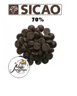 Фото Шоколад горький, 70,1 % ,Sicao,1 кг.