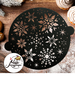 Трафарет для выпечки «Острые снежинки», 19 × 22 см