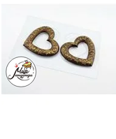 Фото Форма Пластиковая для шоколада "Сердечные кольца"