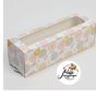 Коробка для макарун «Цветочки», 5.5 × 18 × 5.5 см