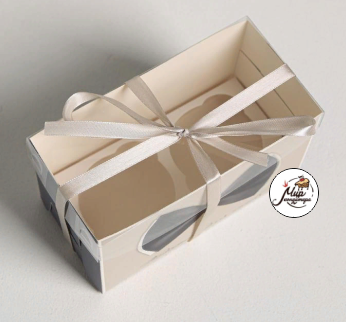 Коробка для капкейка «Подарок для тебя»