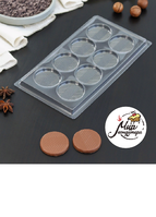 Фото Форма для шоколада «Зигзаг», 8 ячеек, 22×11 см, цвет прозрачный