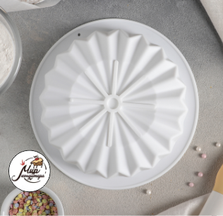Форма для муссовых десертов и выпечки  «Оригами», 18,5×18,5 см, цвет белый