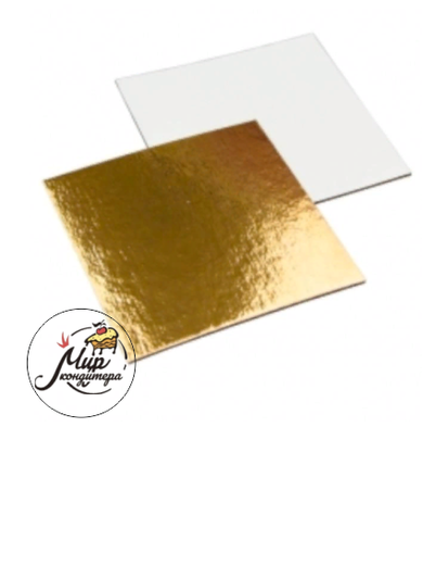 Подложка D260*260 усиленная золото  (1,5 мм) Pasticcere