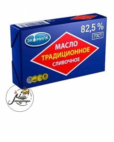 Масло сливочное Традиционное ЭКОМИЛК 82,3 %, 180 гр