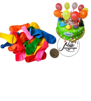 Фото Воздушные шарики для торта цветные 1 шт