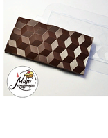 Фото Форма для шоколада "Плитка Кубики" пластик