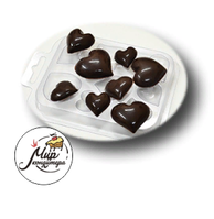 Фото Форма для шоколада "Шоко сердечки" пластик