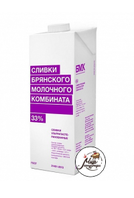 Фото Сливки 33% БМК Edge 1 л