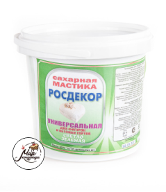 Мастика сахарная "Росдекор" (светло-зеленая) ,1 кг.