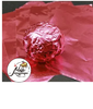 Фольга оберточная для конфет Розовая 10*10см-100 шт