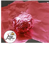 Фото Фольга оберточная для конфет Розовая 10*10см-100 шт