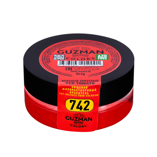 742 Красный томатный — жирорастворимый краситель GUZMAN — 5г