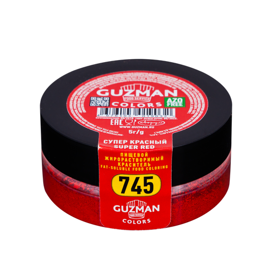 745 Супер красный — жирорастворимый краситель GUZMAN — 5г