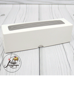 Фото Коробка для 7 макарон с окном Белая