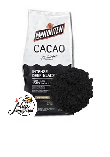 Какао-порошок чёрный VAN HOUTEN, 1 кг.