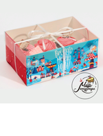 Фото Коробка для капкейка «Новогодние каникулы», 23 × 16 × 10 см