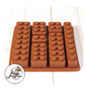 Форма силиконовая для шоколада "Лего №2" 12*12 см, 7 ячеек