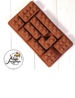 Фото Форма силиконовая для шоколада "Лего №3" 16*9 см, 10 ячеек