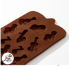 Форма для льда и шоколада «Музыкальные инструменты», 21,5×10,5 см, 14 ячеек, цвет МИКС