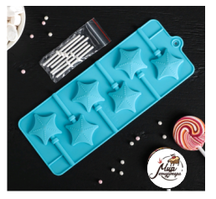 Фото Форма для леденцов и мороженого "Звездочёт", 6 ячеек, цвета МИКС